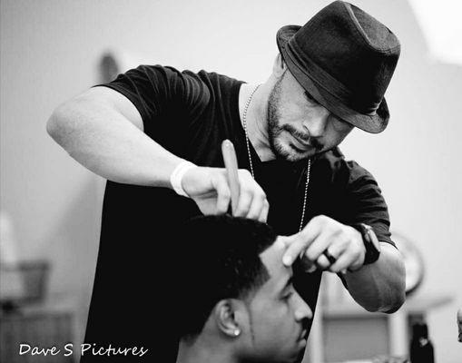 Straight blade edge. Complimentary between haircuts.