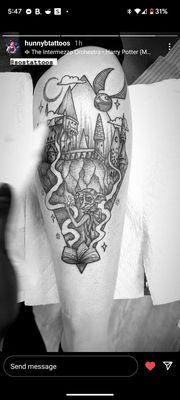 My finished tattoo - by Brooke