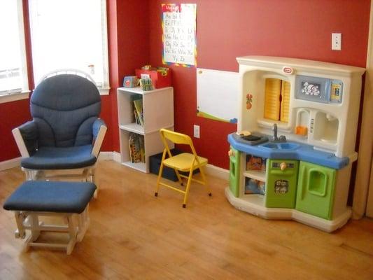 Cozy Corner and Dramatic Play Area