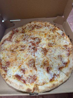 Pepperoni pizza with extra cheese