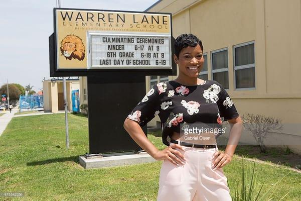 Keke Palmer at Warren Lane Elementary