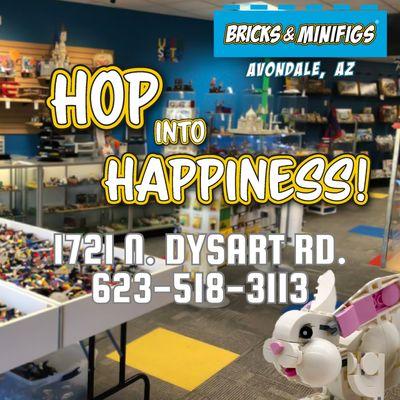 Hop into BAMAvondale, your ultimate destination for all things LEGO. Swing by today and stock up on egg-citing goodies!