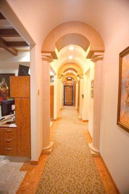 Hallway at Palm Desert dentist Desert Dental Spa