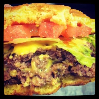 The Bowling Double Cheeseburger