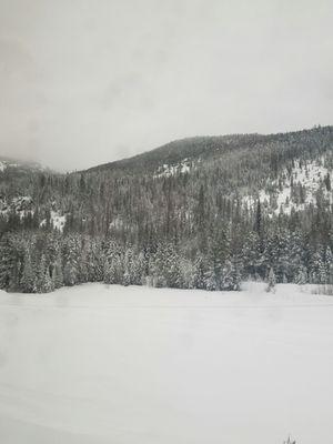 The views in the frigid tundra of it all.