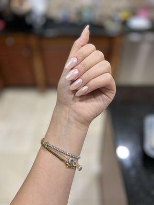 Natural color SNS with chrome !