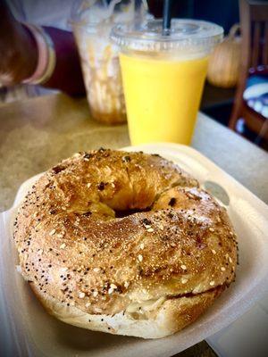 Everything Bagel Breakfast sandwich
