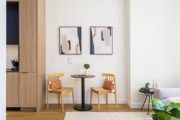 Living and dining area