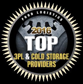 We did it again. Voted by Food Logistics Magazine as Top 3PL and Cold Storage Provider for 2016