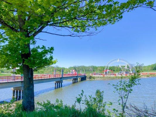 Walking towards park