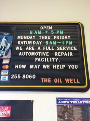 The Oil Well Automotive