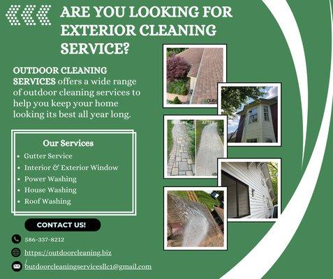 Outdoor Cleaning Services