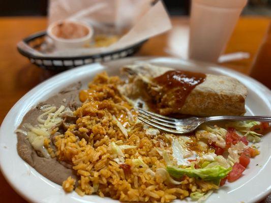 Burrito lunch special