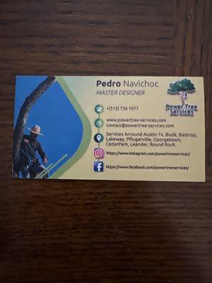 Pedro Navichoc Power Tree Services