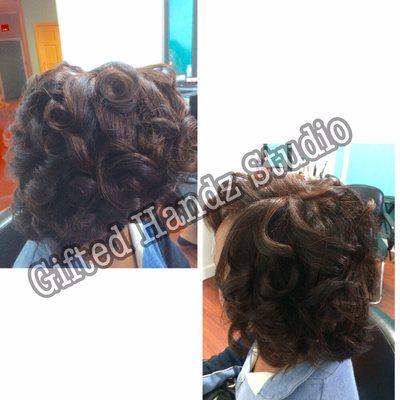 Natural Silk Press Blowout