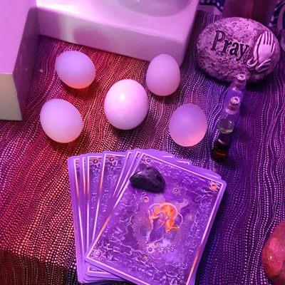 Come in at chakra shop today and get a tarot card reading tells past present future love to schedule a session call or walk-ins welcome.