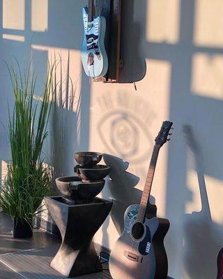 Zen interior, custom guitars