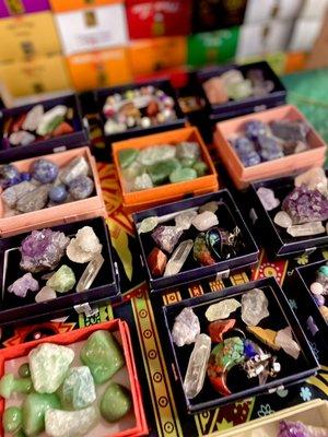 Cajas de Regalo de Cristal y Piedras.