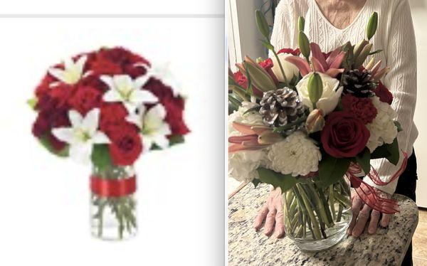 Loved the bouquet they created- minor substitutions (which I approved), and I like it even better than original!