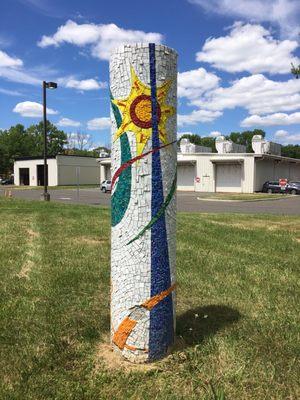 Nice mosiac outside!