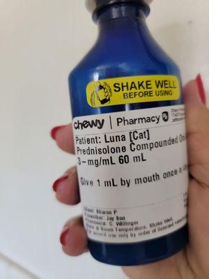 Love that Luna's species is identified. I'd be lost without the distinction.  This miracle cured her scratching in just a couple days.