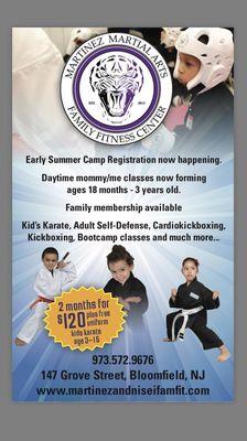Summer special 2 months for $120 Classes for 55 minutes 3 times per week