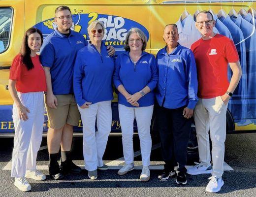 Meet the new owners Amy and Avi. Same dry cleaner, wash and fold and drivers, even Vicki will remain. Check out www.useAplusLaundry.com