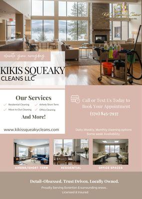 Kiki's Squeaky Cleans