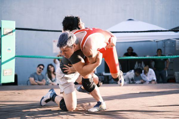 Wrestling duck under