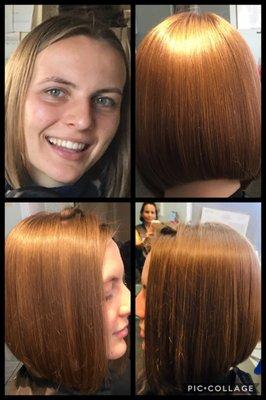 Before & after Hair by Nandu.