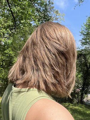 Haircut from the back - layer city 