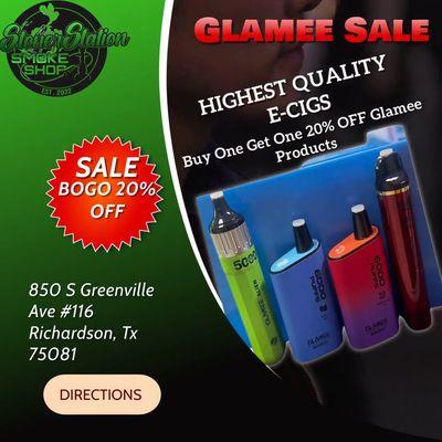 Enjoy our Glamee sale and more