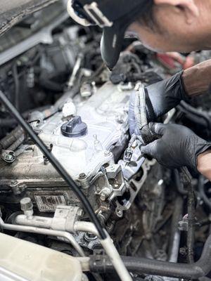 Toyota Prius cylinder head job