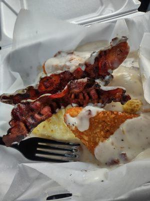 I've ordered this 3 times in the last week and they burn the Bacon. It used to be good. I'm done.