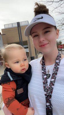 My son, Kaden and me!