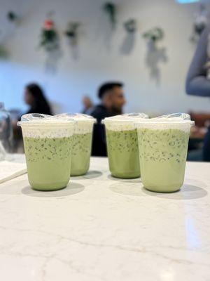 Matcha with soft top