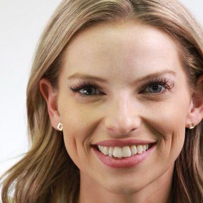 Before - ombré brow