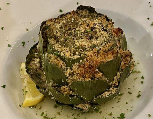 Chef June's special stuffed artichoke.  Omg. If it's on the menu - get it!!