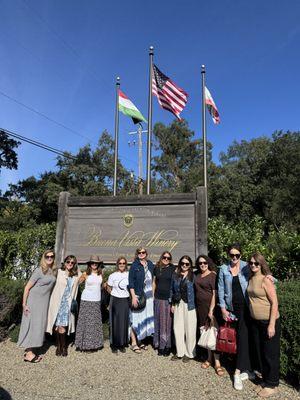 Buena Vista - our tasting was in the bubble room
