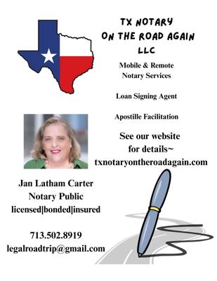 TX Notary On The Road Again