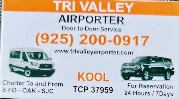 Tri Valley Airporter