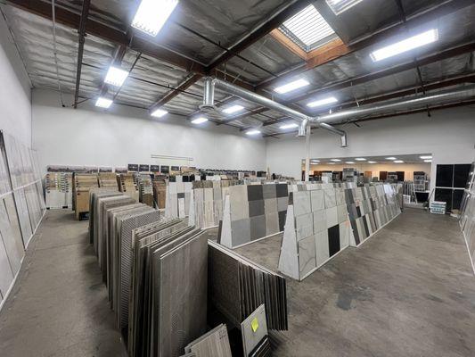 Come see our tile selection! Perfect for showers and floors