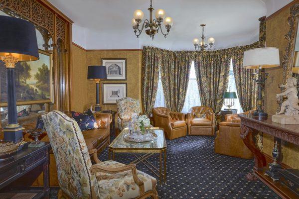 The stylish and elegant living room for all guests to enjoy.