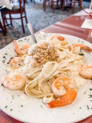 Shrimp and Crab Alfredo