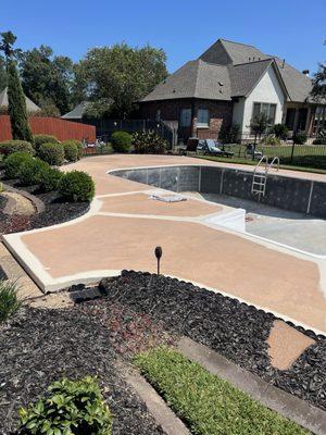 Pool remolding