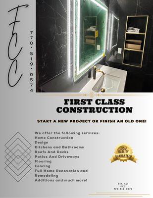 First Class Construction