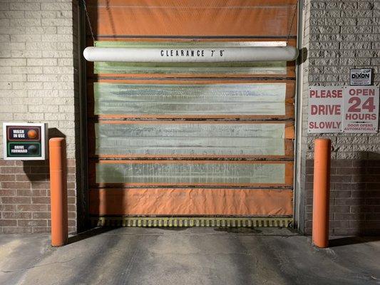 Entrance to one of our Automatic Bays. Open 24/7