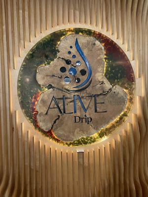 Reception Logo @ AliveDrip Wayne