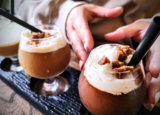 Nitro cold brew coffee flight