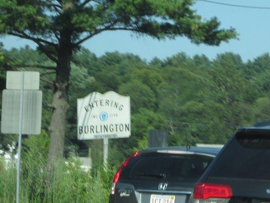 Is this a blurry Burlington sign?